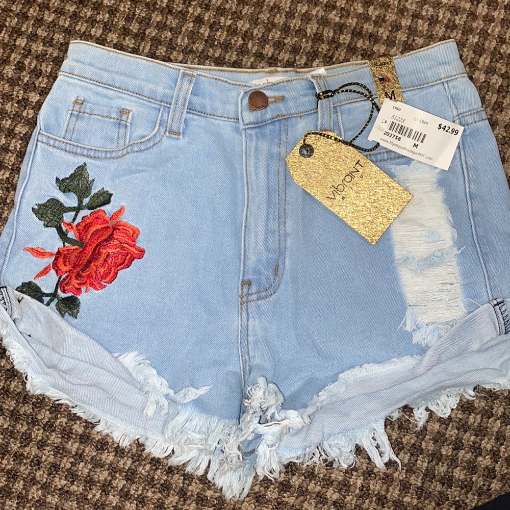 Jean shorts from mystique! Never worn